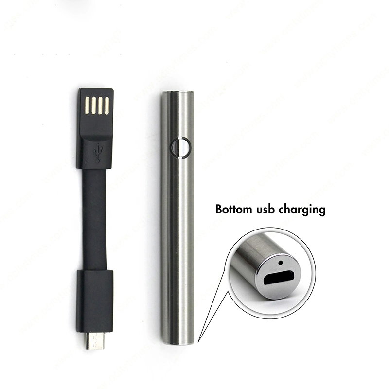 En gros cartouche vide USB recharge par le bas Mini Mod 350 mAh Vape Batterie
