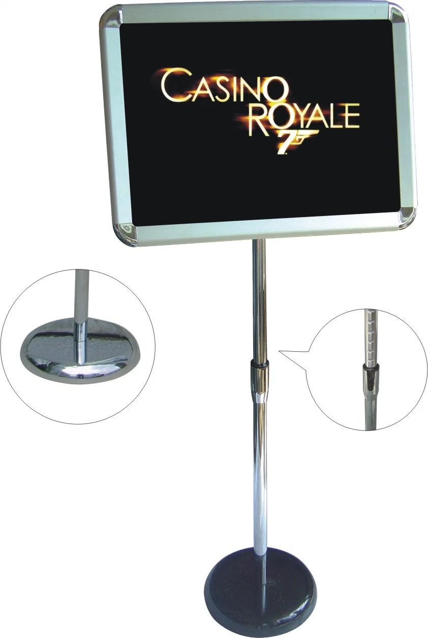 Adjustable Aluminium Outdoor Snap Frame Advertising Poster Board Stand