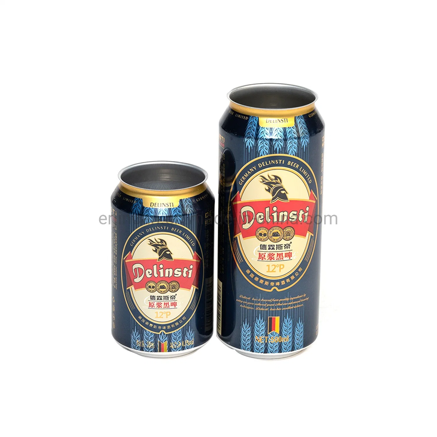 Customized Printed Aluminum Beverage Cans 500ml for Beer Carbonated Juice Energy Drink Packaging