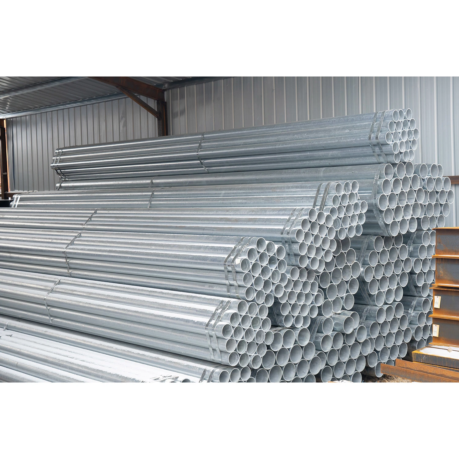 Q235 Hot-DIP Galvanized Steel Pipe Vegetable Greenhouse Pipe Agricultural Greenhouse with 2 Inch Thin-Walled Galvanized Pipe