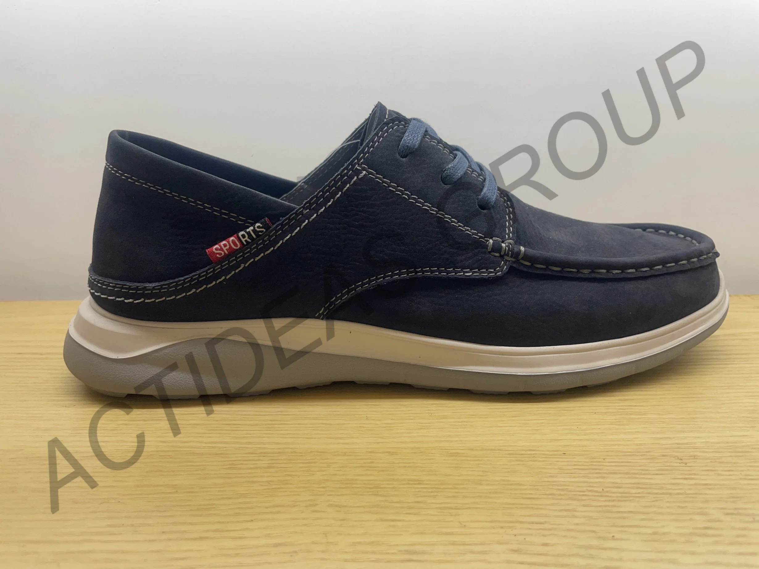 Size 48 sapatilhas de proteção em pele Slip-On casual Loafer elásticas para homem Sapatilhas de barco respiráveis antiderrapantes para homem