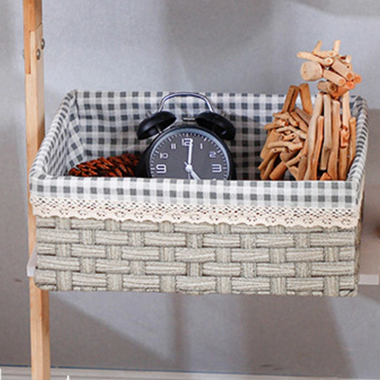 Rattan Knitting Weaving Storage Box Small Storage Basket Multifunctional Storage Basket Organization