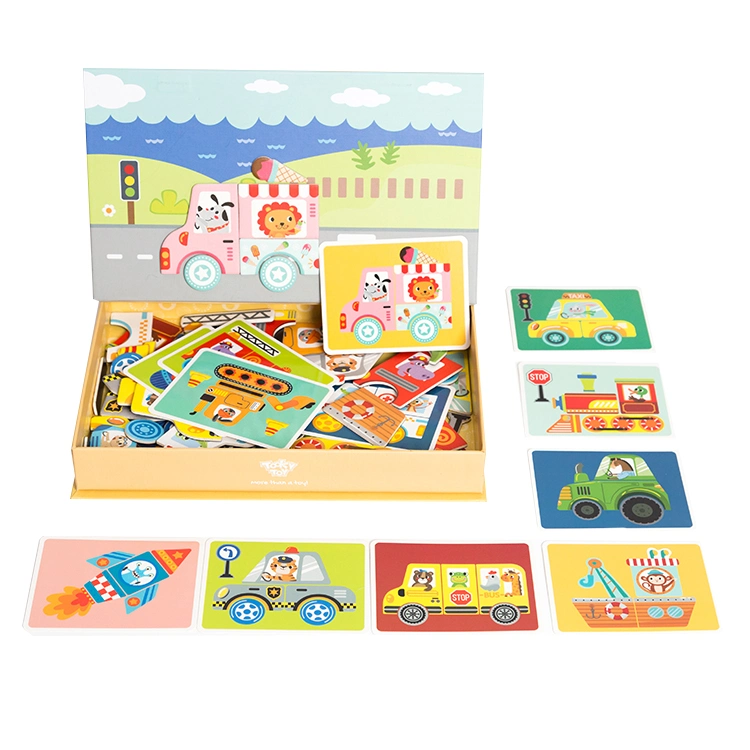 Custom Children Early Learning Kids Educational Montessori Toys Magnetic Jigsaw Puzzle