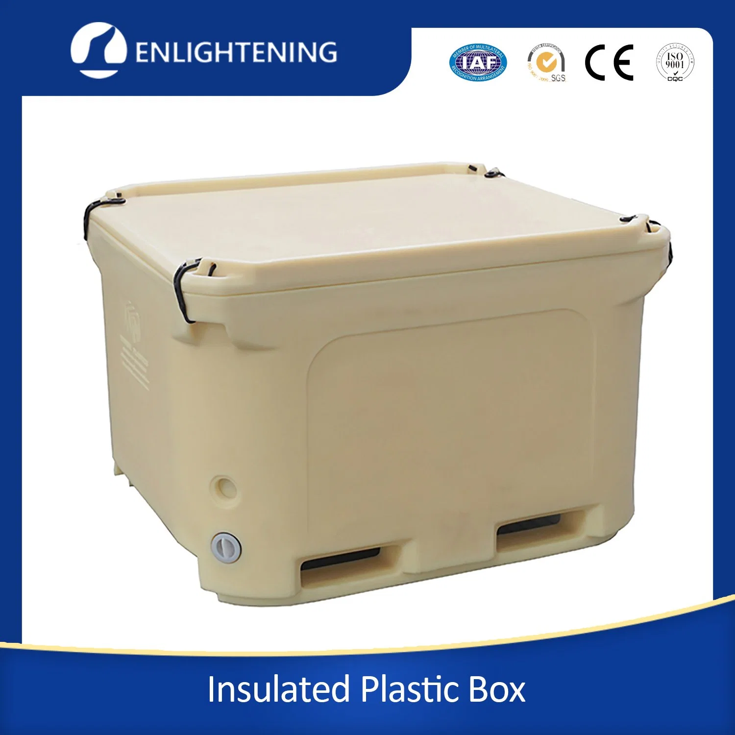 Polyethylene Material Adiabatic Cooling Insulated Fish Container