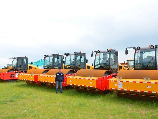 Top Brand 10ton Single Drum Vibratory Road Roller SSR100AC-8