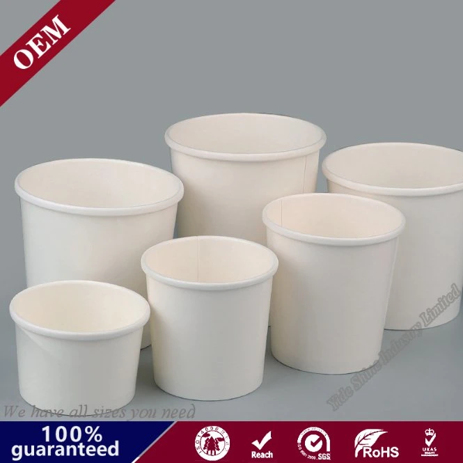 Take out Food Packing Soup Cup Kraft Paper Bowl Bucket Soup Cup Disposable