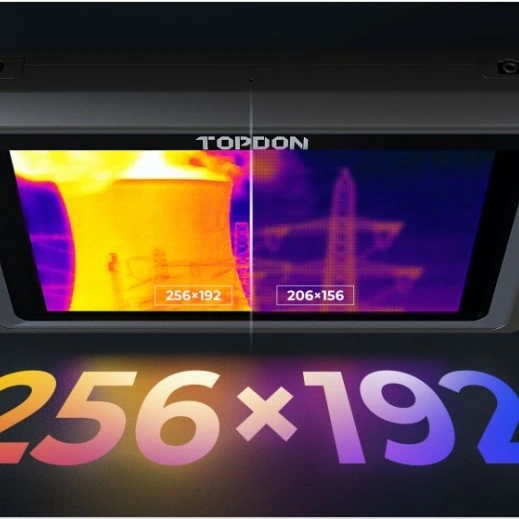 Topdon Tc003 Professional Portable Smart 256X192 High Resolution 5 Inch Touch Screen Thermal Imager Android Car IR Infrared Thermal Imaging Camera Manufacturers