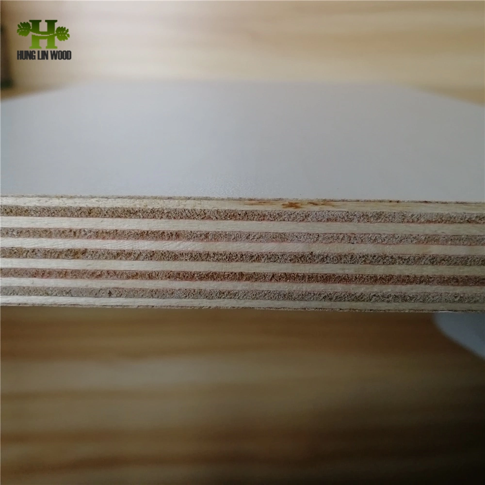 Wood Grain Melamine Paper Faced Plywood for Furniture