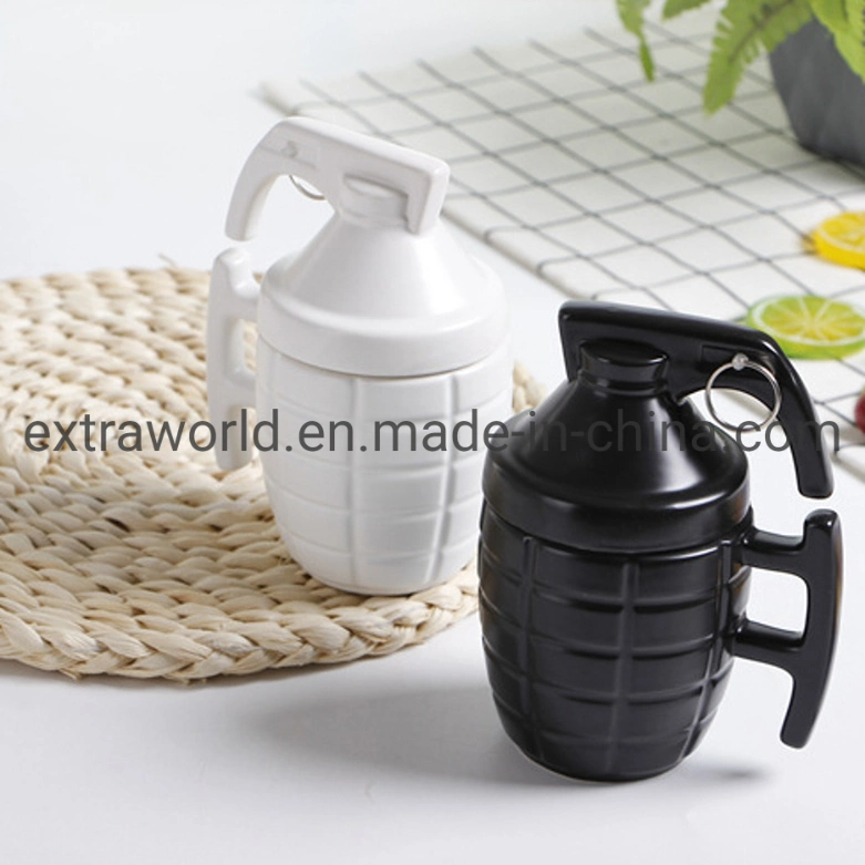 Wholesale Nice Design Grenade Shape Novelty Coffee Mug Promotion Gift Home Decoration