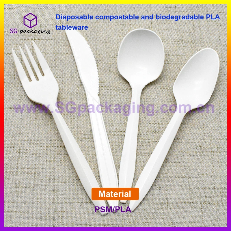 FSC Certificate Disposable Compostable and Biodegradable PLA Tableware