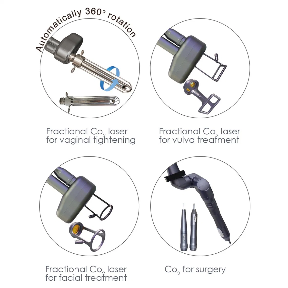 As ADSS fracionárias laser de CO2 - o rejuvenescimento da pele/aperto vaginal/Remoção da cicatriz Tratamento Ginecologia Laser Vertical