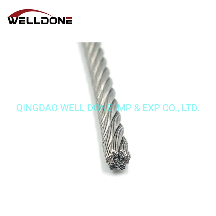 6*19+FC 6*19+Iwr 6*19+Iws 7*19 Galvanized and Ungalvanized Steel Wire Rope