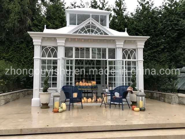 Personnalisation de base Serre de jardin en fer Serre d'extérieur Véranda