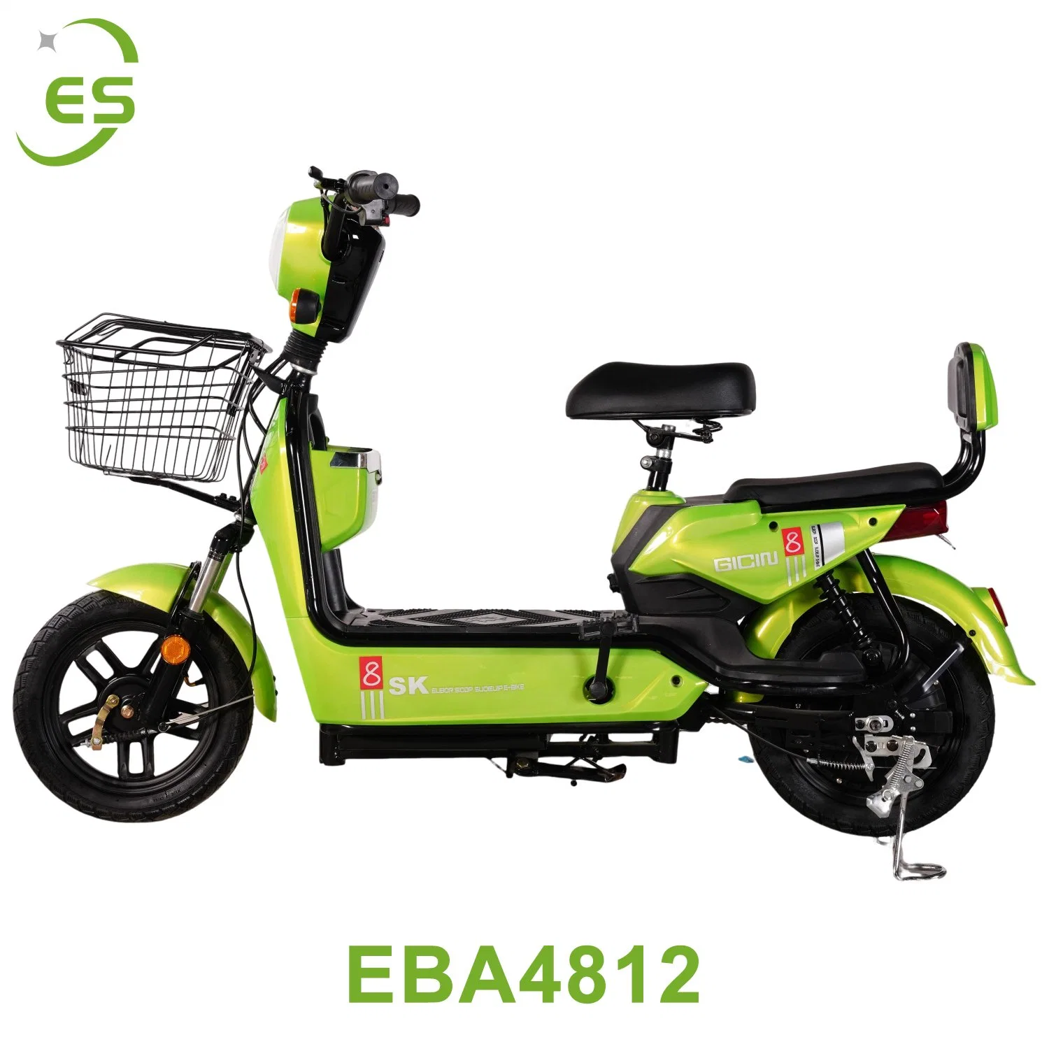2023 Elektrisches Motorrad 48V 350W Carbon Stahl Anti-Theft Alarm leistungsstark Batterielebensdauer Elektro Fahrrad Roller