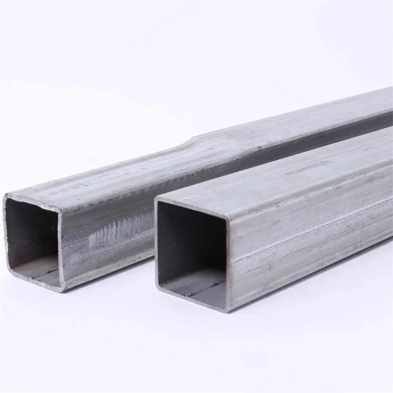 P195/P915L/P235B materiales de construcción soldada de acero de carbono galvanizado cuadrado hueco del tubo de acero en el precio de fábrica de tubos de acero