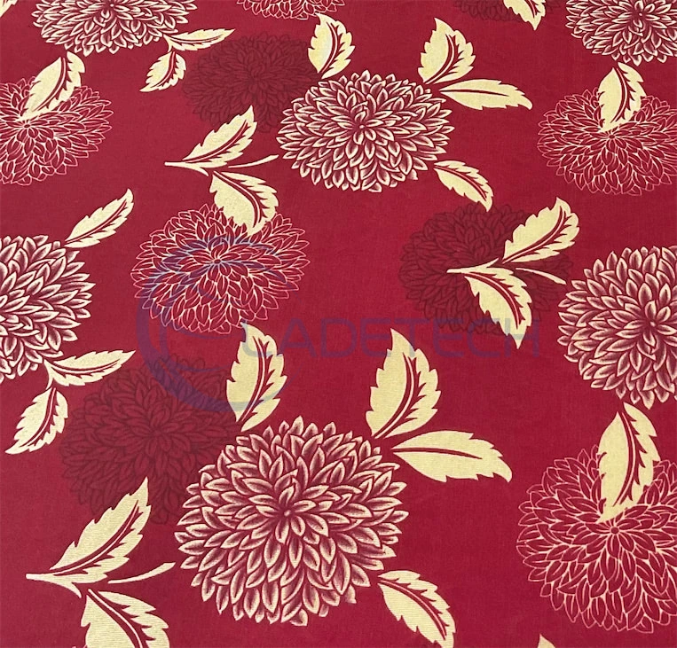 Dark Color Tricot Polyester Printing and Dyeing Mattress Fabric