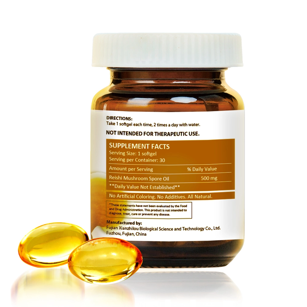 20% Triterpenes Organic Ganoderma Lucidum Spore Oil Healthcare Supplement Free Shipping