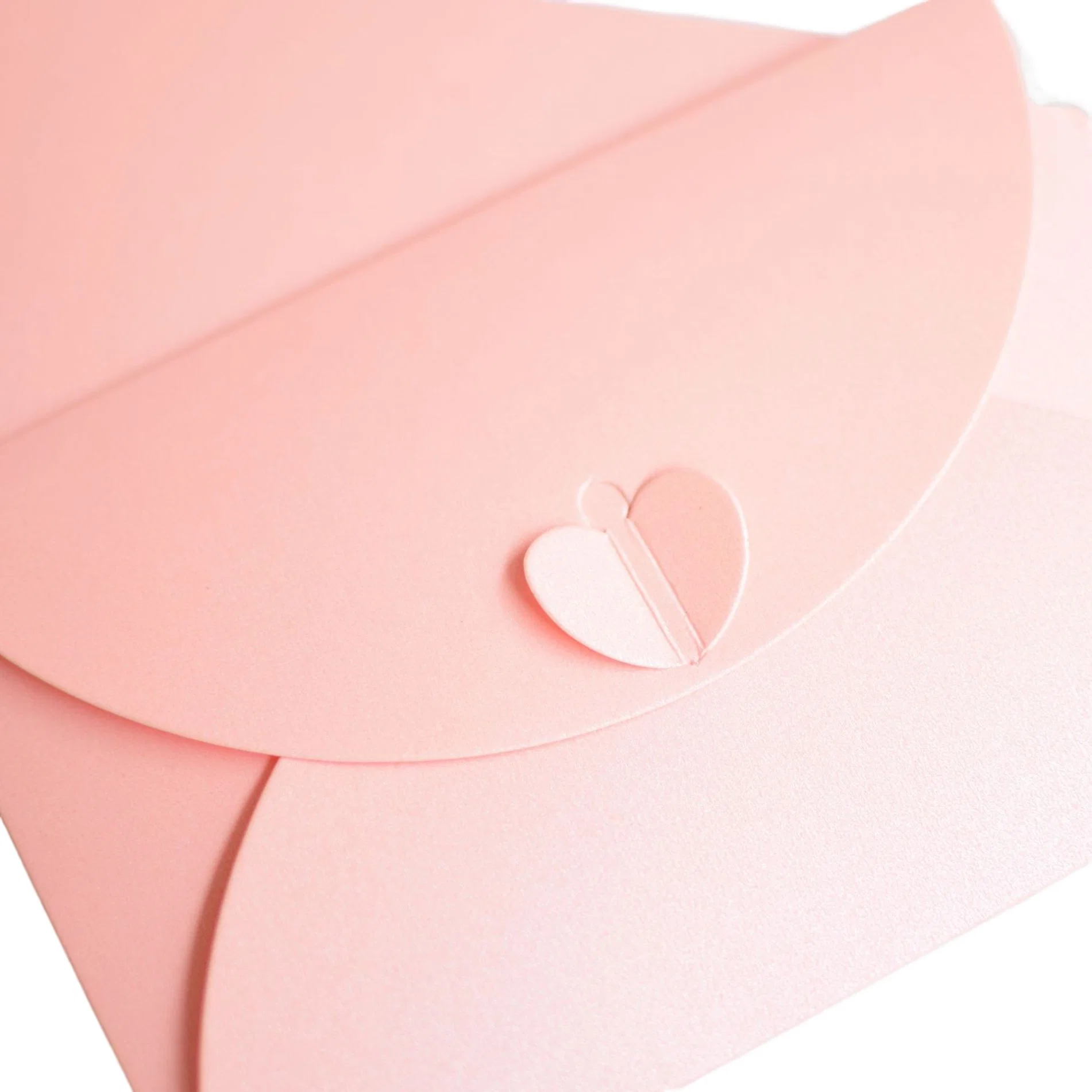 O logotipo personalizado Convite de Casamento Rosa preto vermelho Papel Kraft Envelope Envelope Mini-brinde Cartões de agradecimento