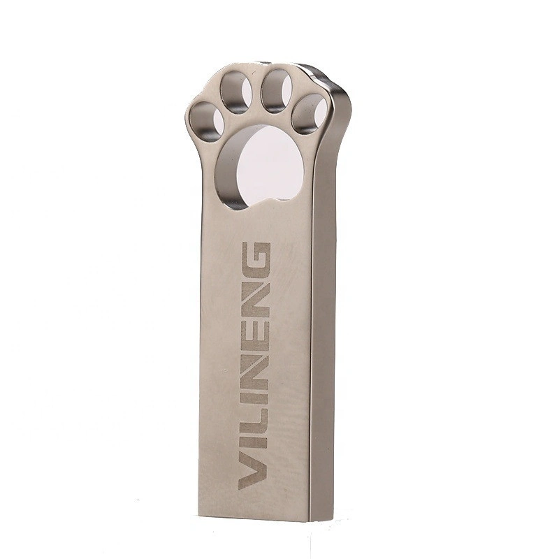 Lindo gato Claw USB 3,0 Flash Drive Pendrive 32GB 16GB Memoria USB Stick Metal Flash Disk