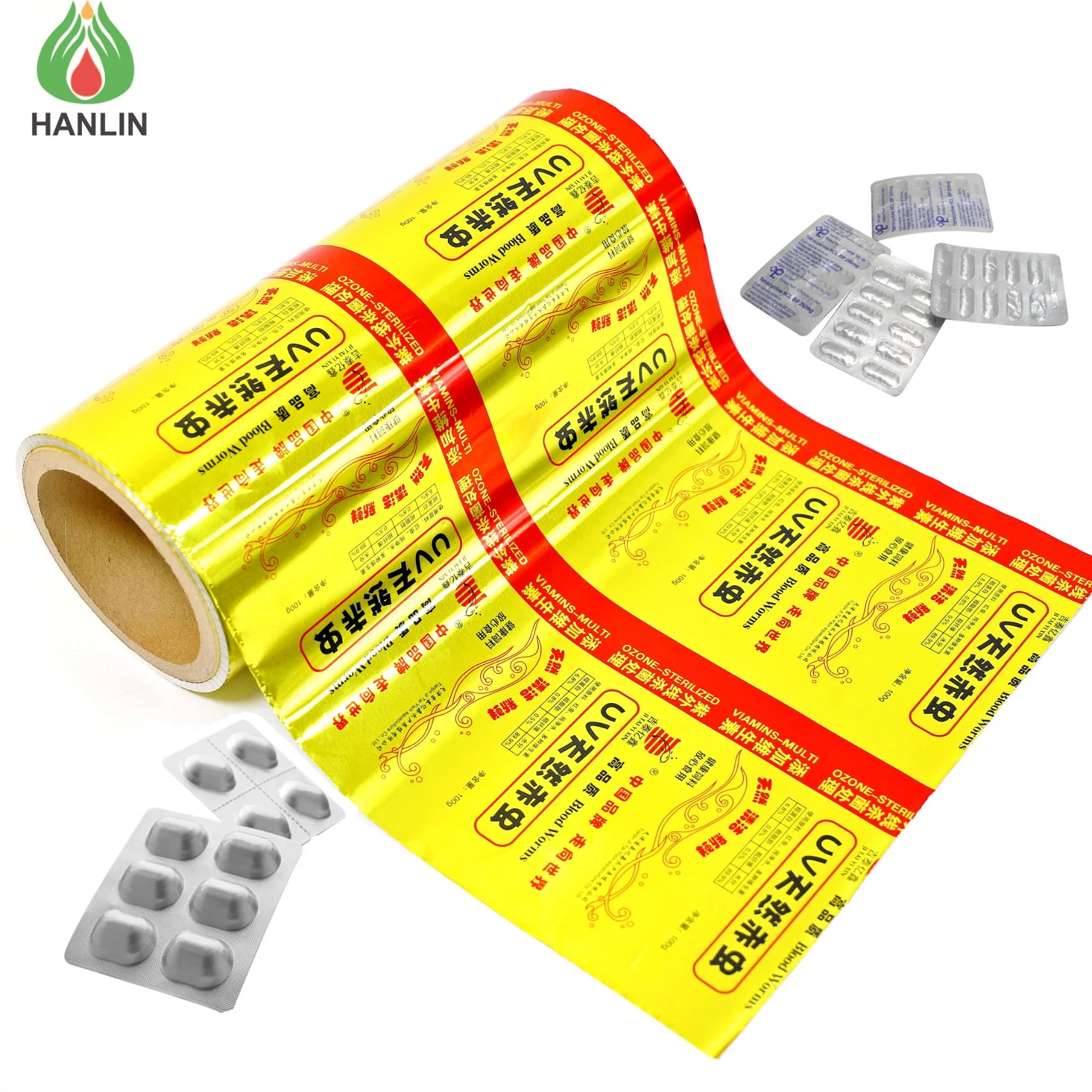 Customized Printed Aluminium Blister Foil for Pharmaceutical Packaging Aluminum Package Foil