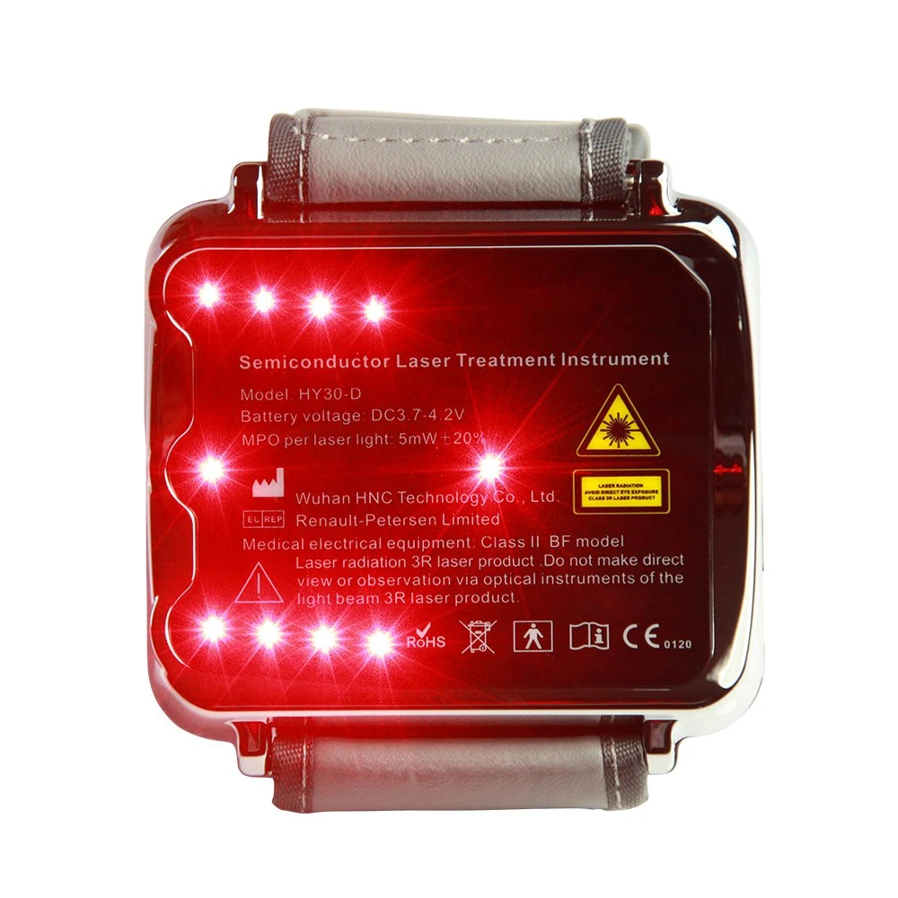 Original Factory Offer Semiconductor Laser Watch for Blood Cleaning, Lower High Blood Fat, Cholesterol