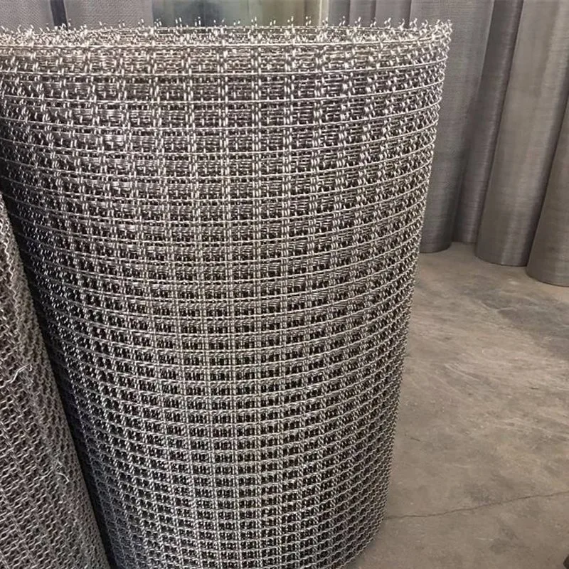 Stainless Steel Crimped Wire Mesh for Food Basket