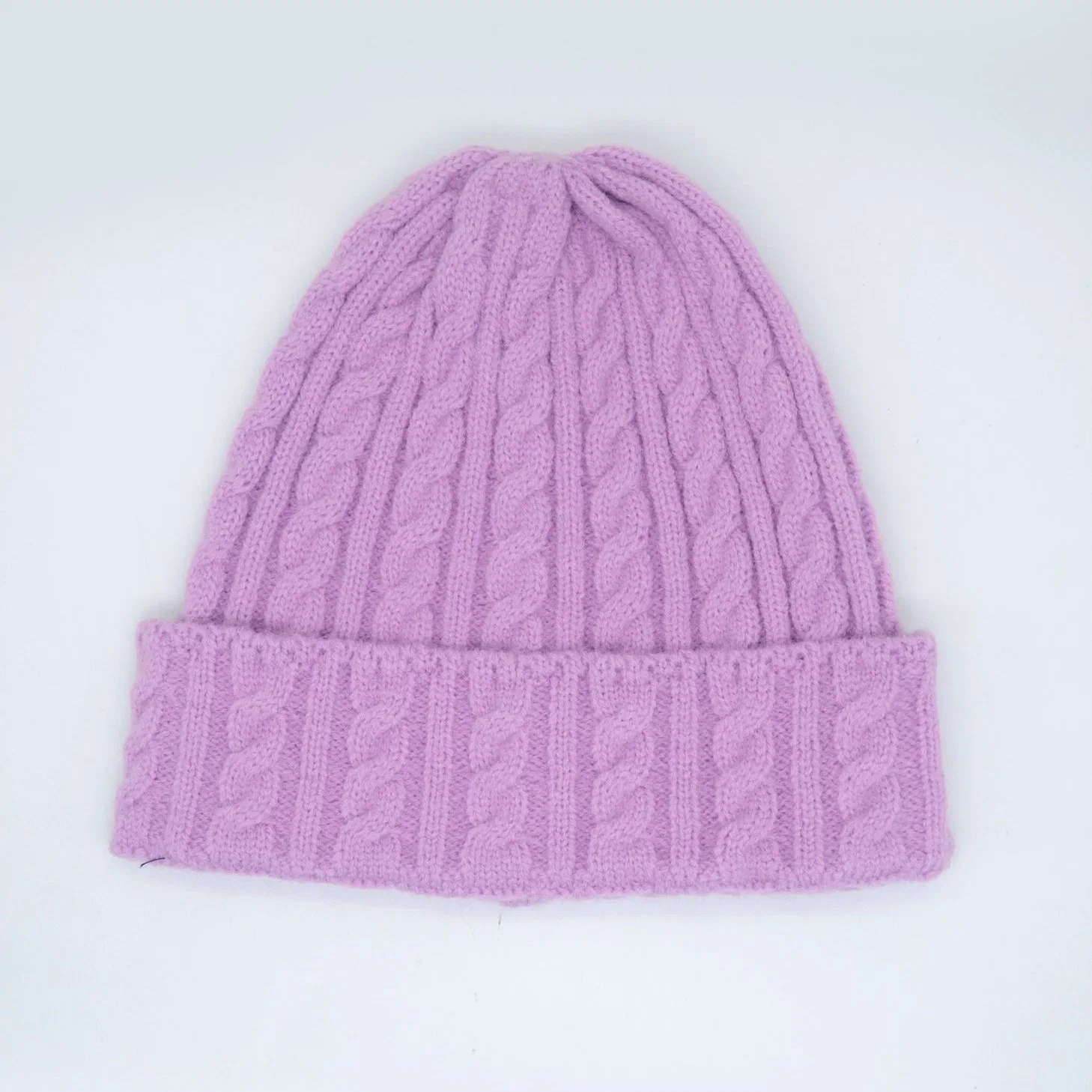 Custom High quality/High cost performance Knitted Winter Warm Multicolor Pattern Beanie Hat