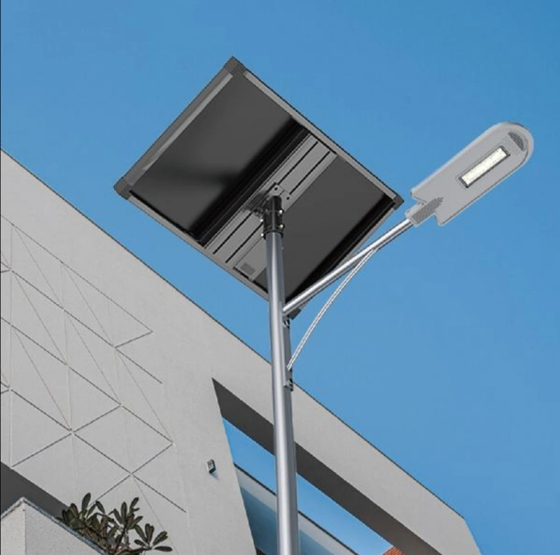 Литые алюминиевые лампы IP66 общего пользования с раздельными солнечным освещением Светодиодные лампы для солнечных улиц