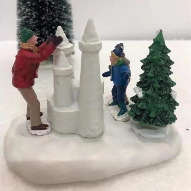 Figuras de Natal personalizada de fábrica OEM resina grossista artesanato resina artesanal artesanato decoração miniatura concepção miniaturizada dons miniatura fabricante na China