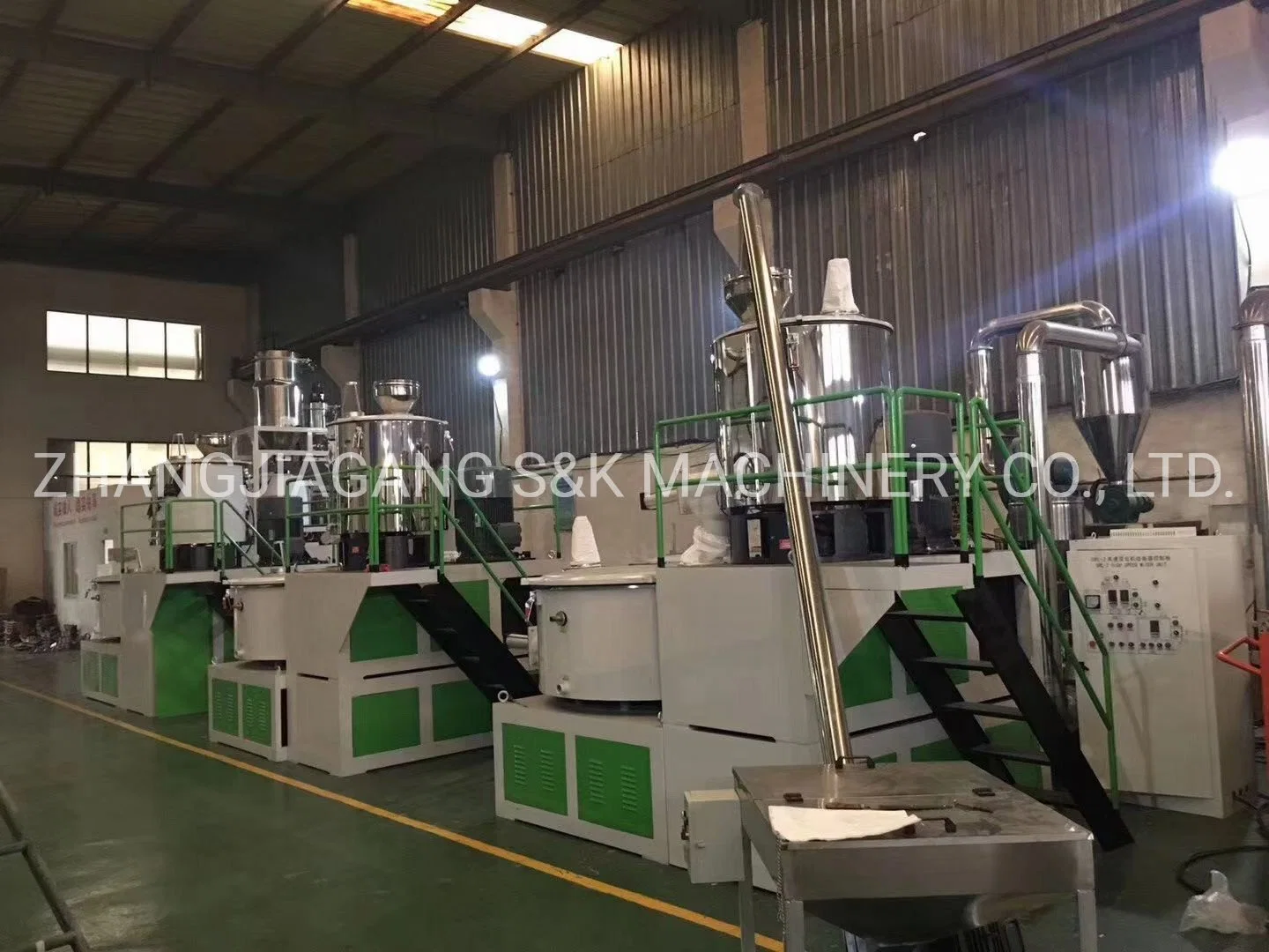 Plastic Machinery Automatic Batch Weighing and Mixing System for Power Color Masterbatch with Low Cost