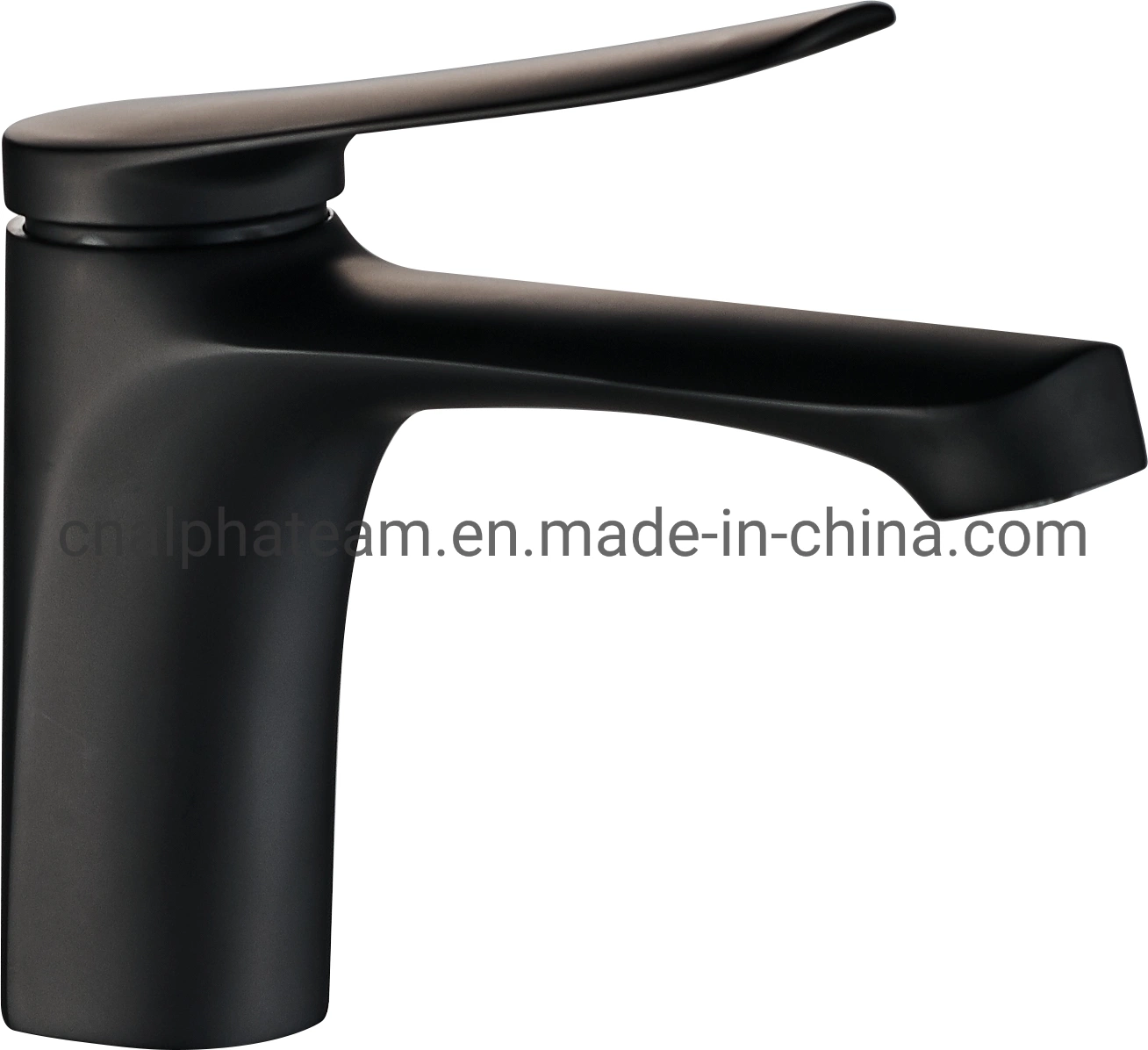 Square Brass Body Zinc Alloy Handle Basin Mixer