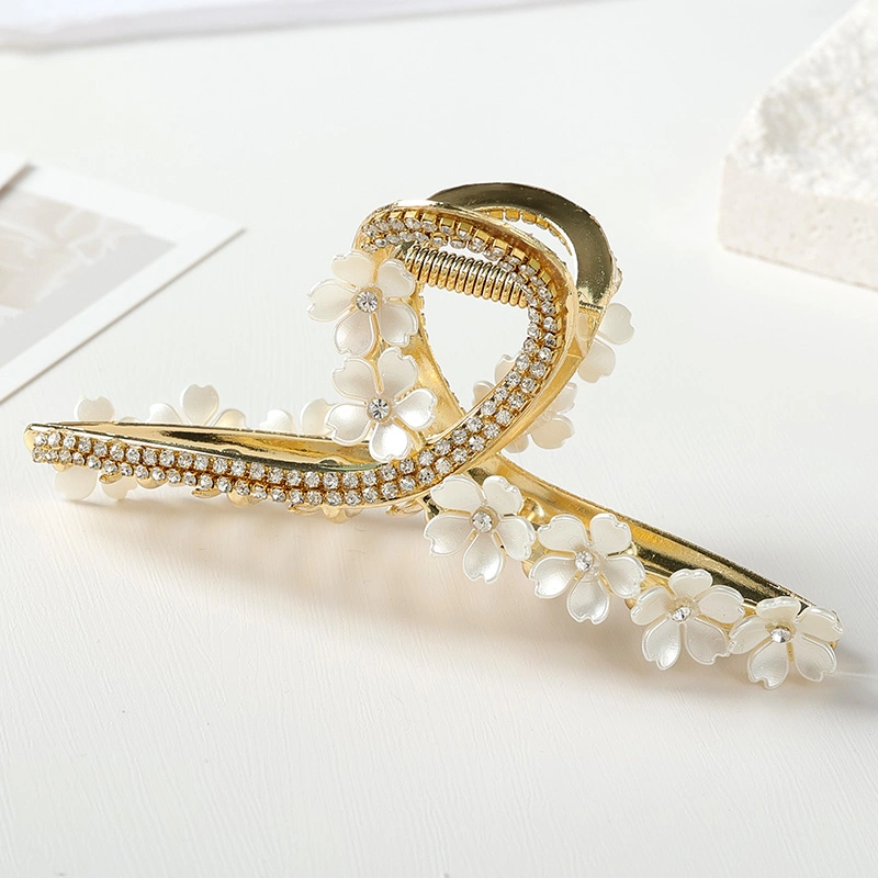 Styling Hair Clips Strong Hold Jaw Clips Elegant Agirlvct Pearl Hair Clips