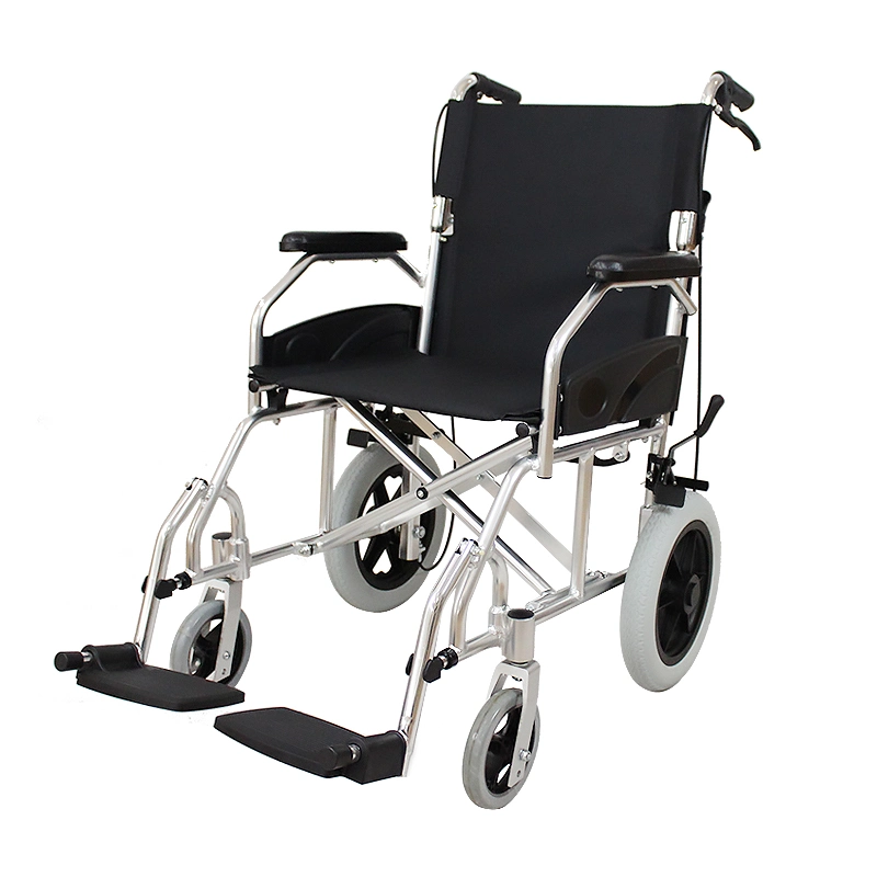 Hanqi Hq863L-12" Medical Equipment Supply High quality/High cost performance  Homecare Manual Lightweight Fordablewheelchair for Disabled Adultor Senior Patient Use