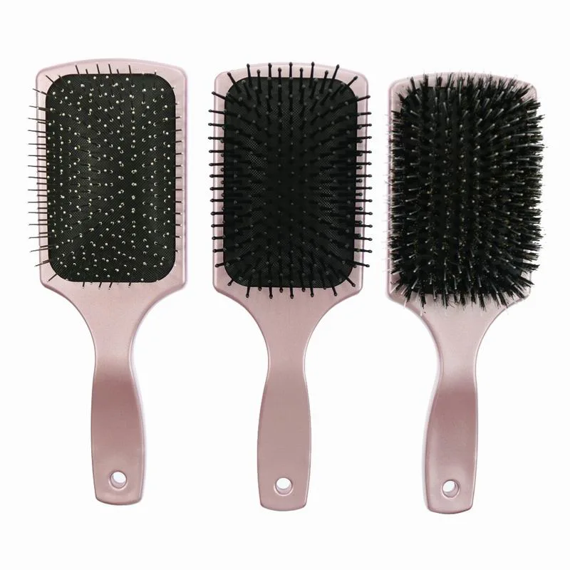 Professional Custom Rose Gold Paddle Hair Brush Extension for Women