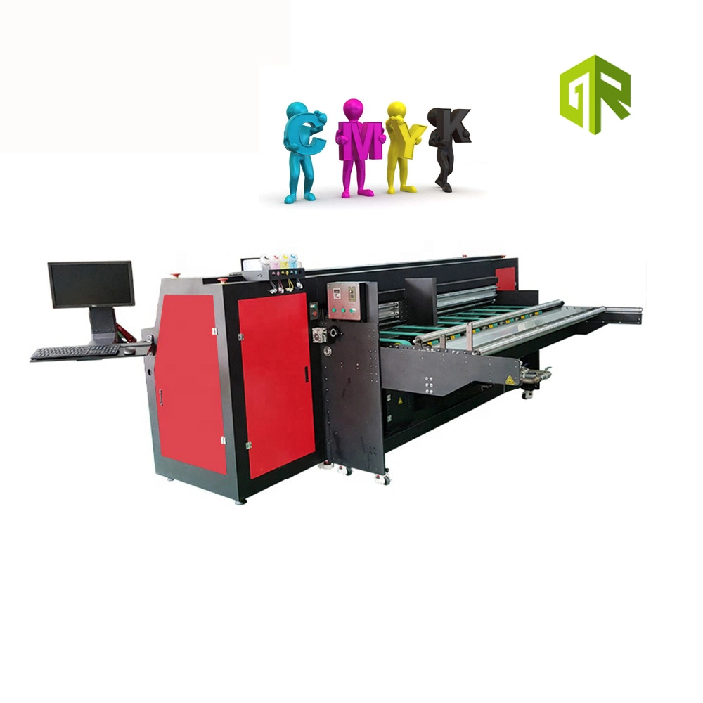 WEP-2504AF corrugated box inkjet printing machine/water based pigment ink digital inkjet printer