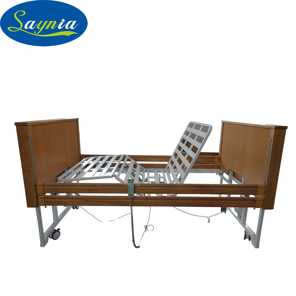 on Sale Power Supply Adjustable Double/ King Size Bed with Steel Bed Frame