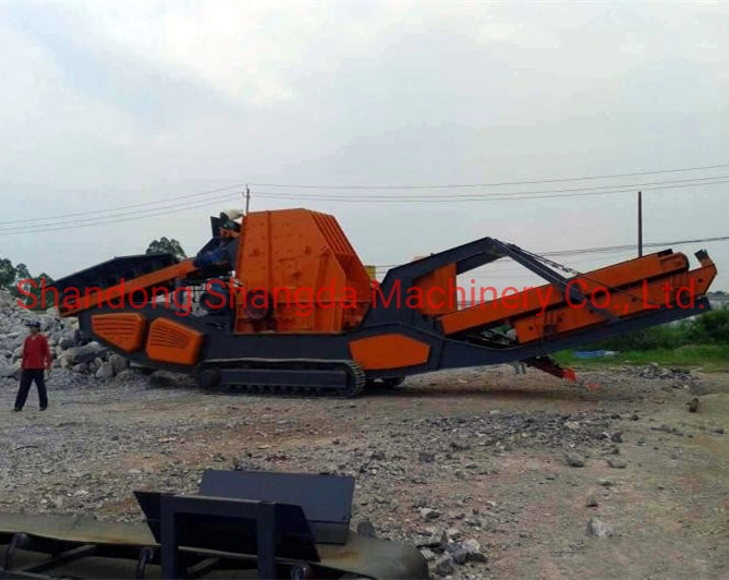 Portable Mobile Quarry/Brick Stone Crushing Equipment