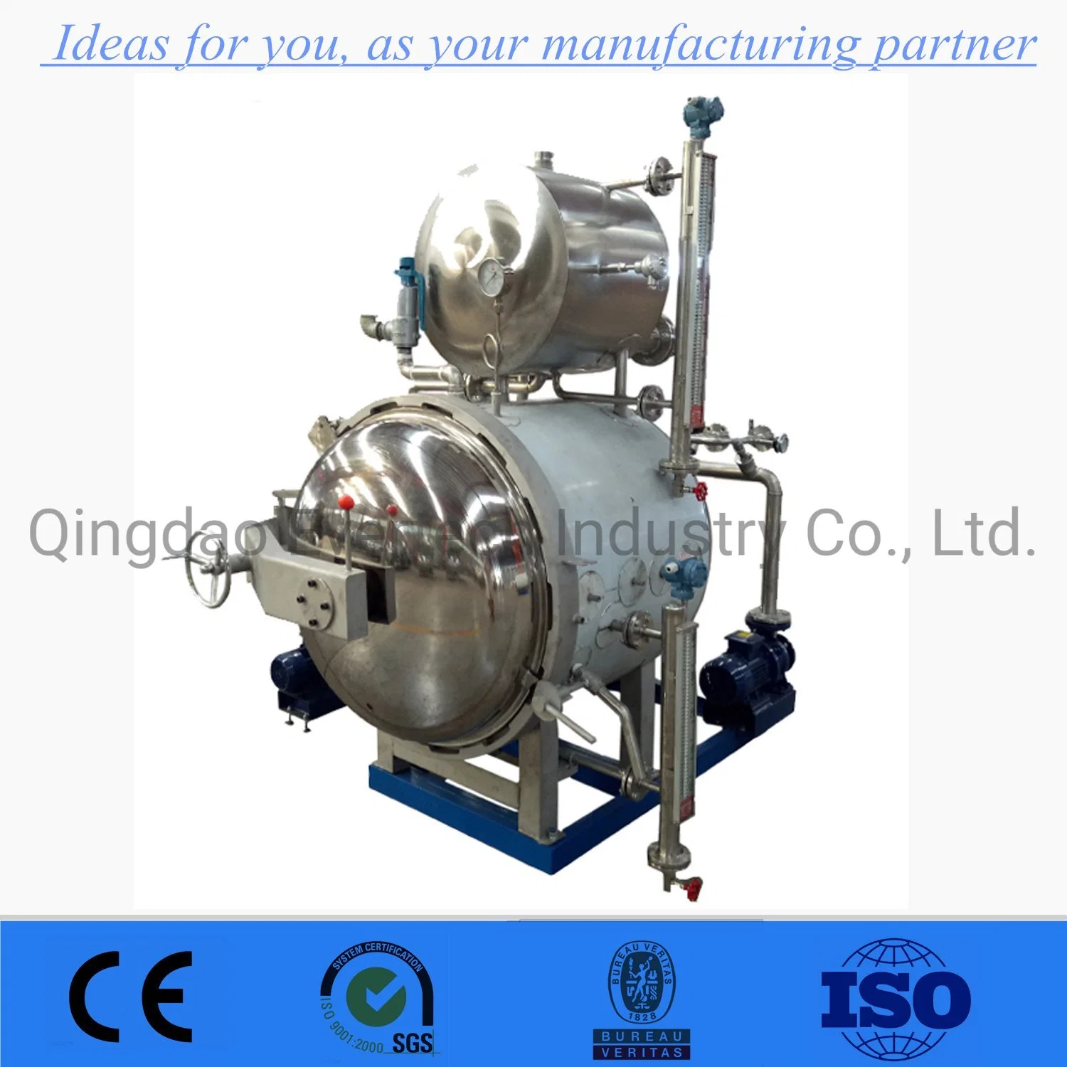 Small Food Test Processing Retort /Laboratory Retort/Pilot Plant Retort Autoclave