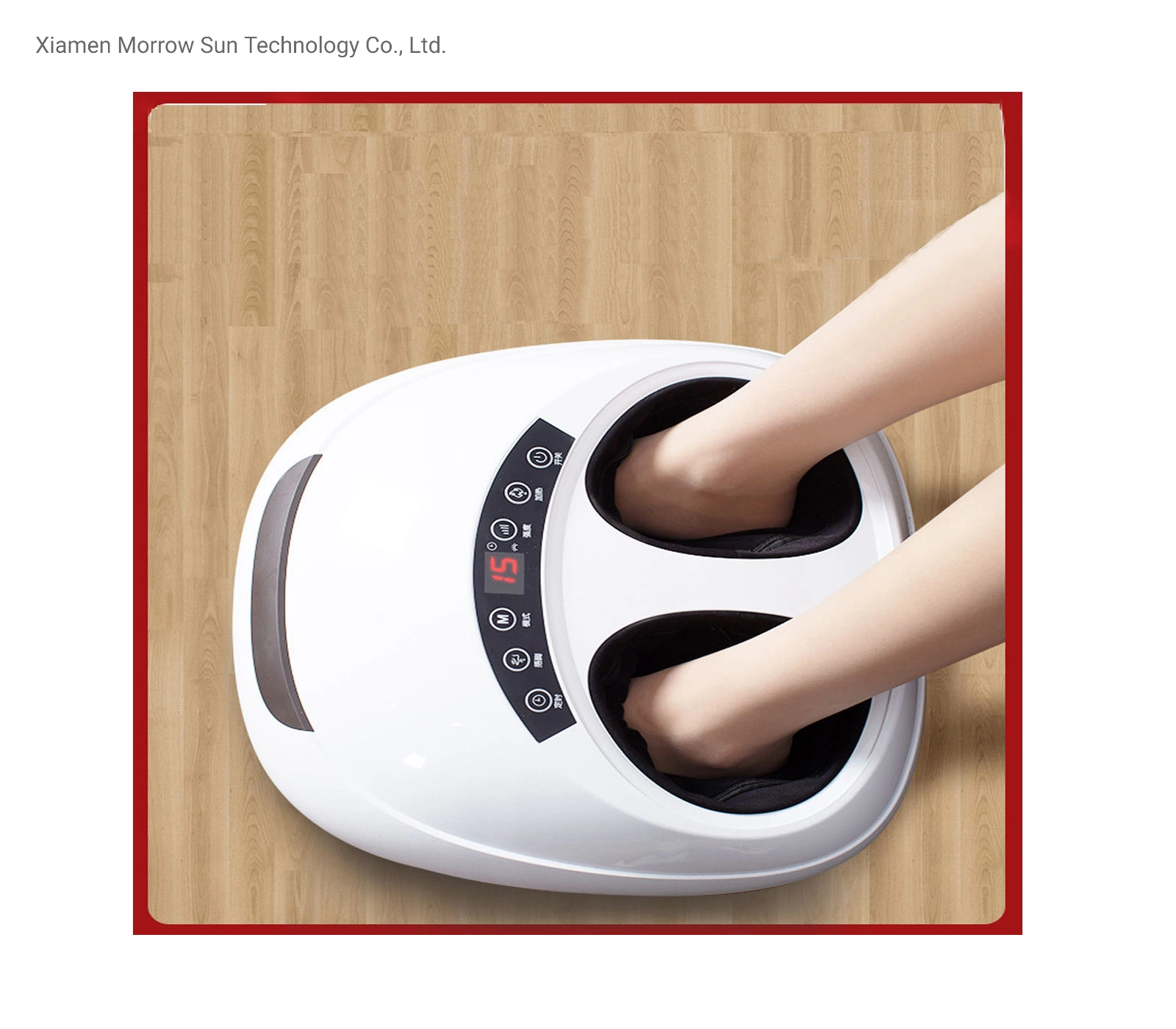 2023 New Design Luxury Electrical 3D Rolling and Air Pressure Shiatsu Pain Relieve Full Wrap Foot Massager