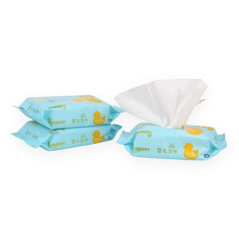 100% Bamboo Super Soft Biologisch Abbaubare Baby-Wipes Wet Wipes