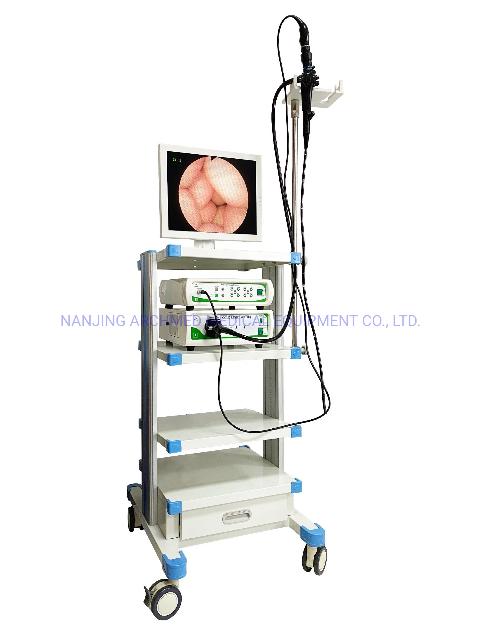 Colonoscópio de fibra de vídeo do sistema de endoscópio para equipamento médico