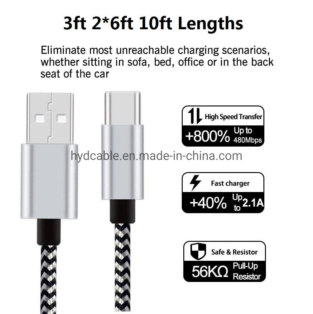 New Arrival 1m/2m/3m Cellphone Mini USB Data Cable for I Phone Round Mobile Phone Data Cable for I Phone Charger Cable