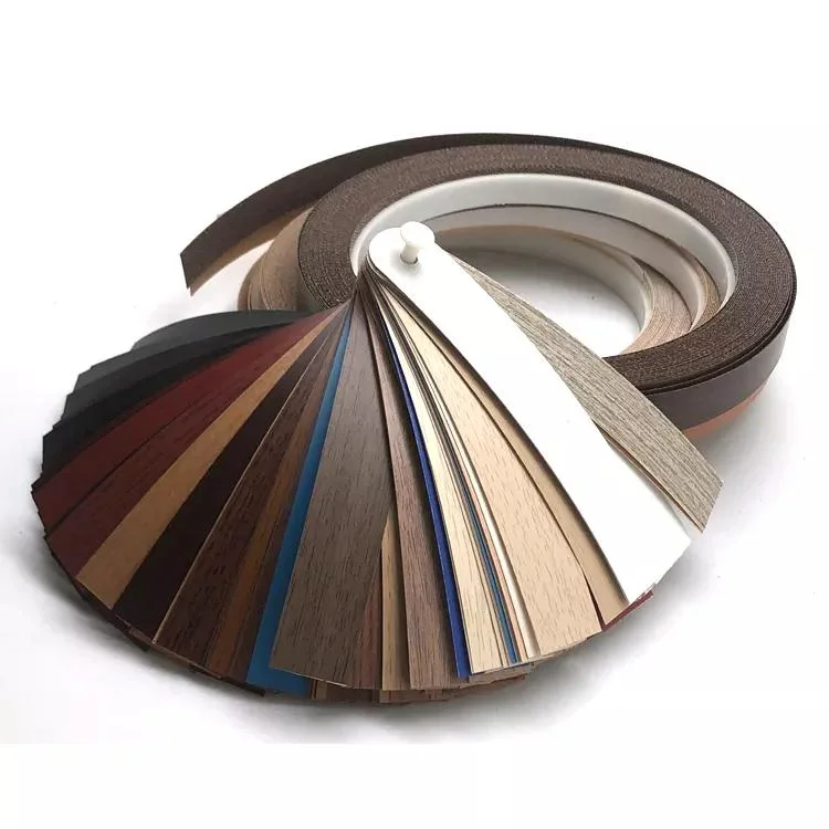 Natural Edge Banding Tape Style PVC Edge Banding Glossy Clear Plastic Edge Band