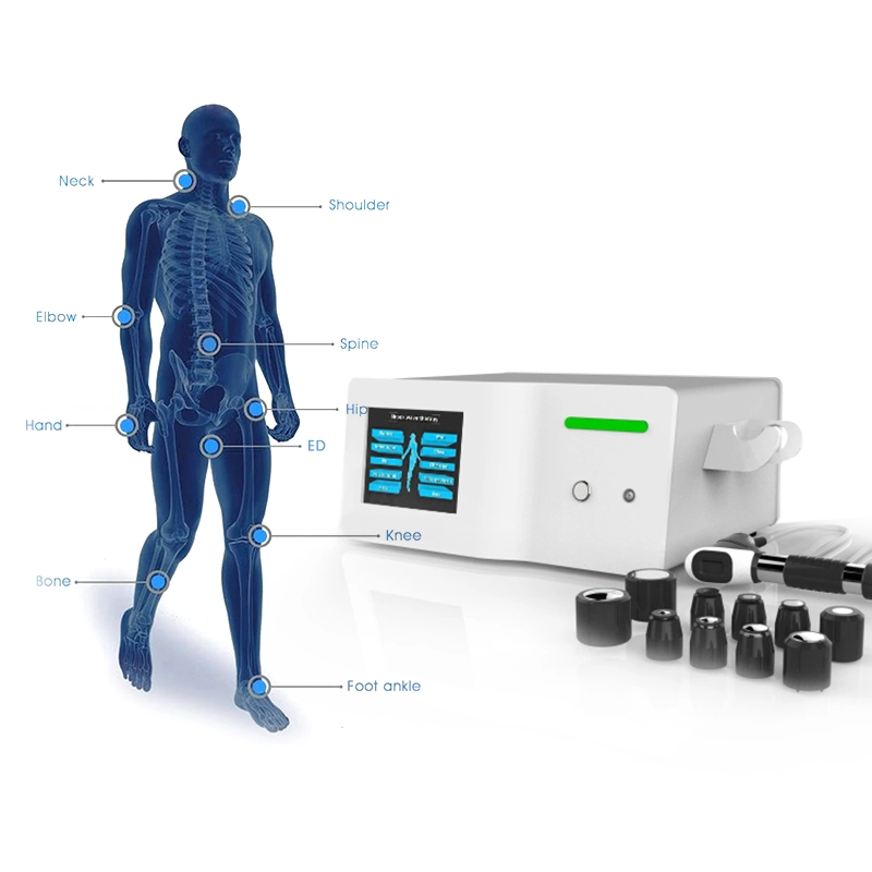 2023 Physiotherapie EMS Professional Neueste Technologie ED Schmerzmittel-Release Portable Schockwellentherapie