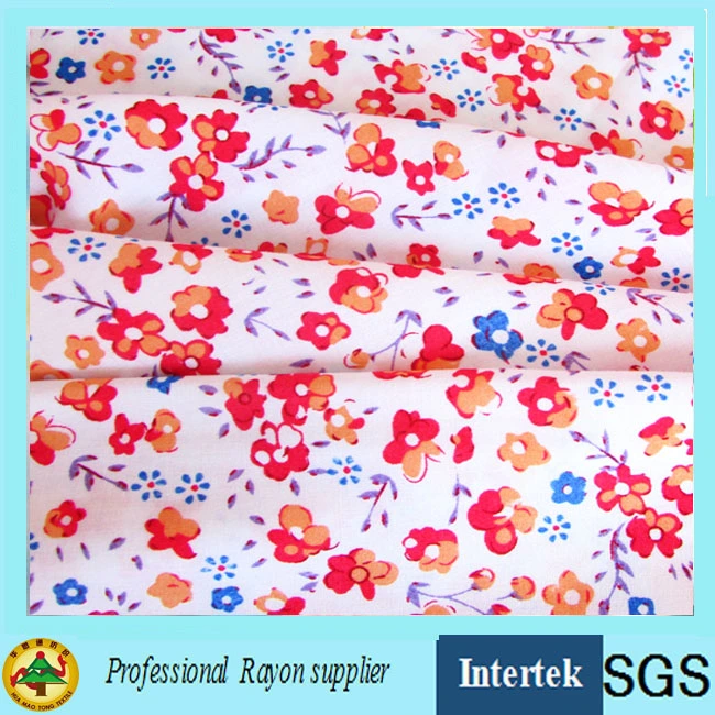 Women Printed Dress Rayon Fabric From Textile Factory