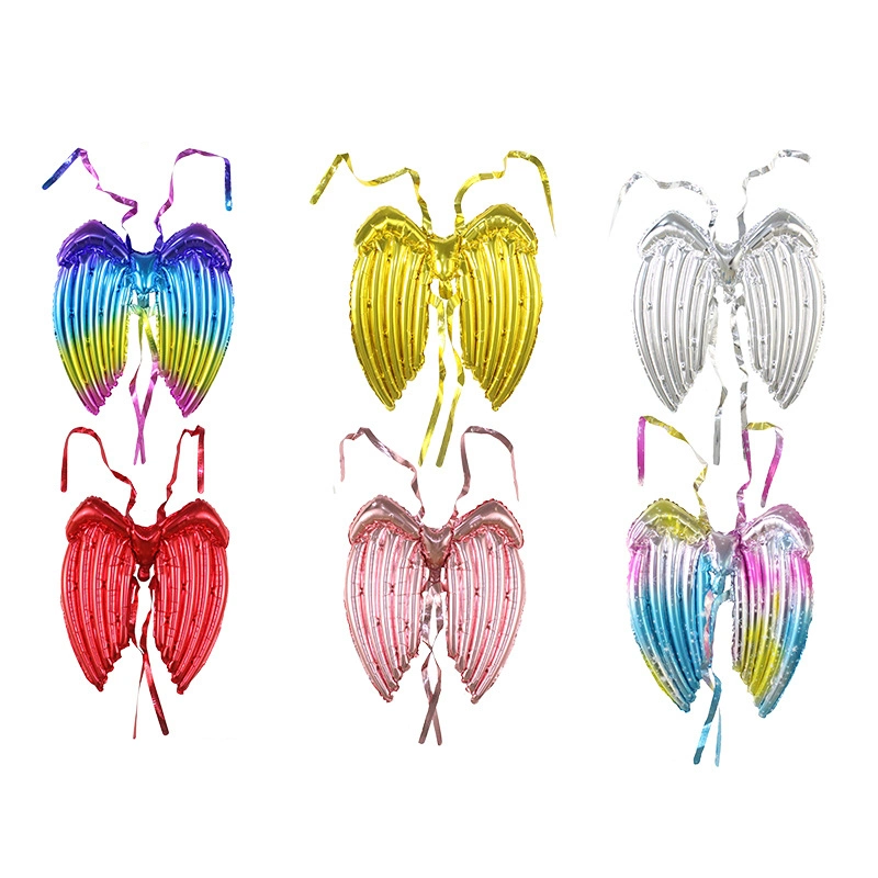 Party Wing Balloons Decorations for Birthday Valentines Day Foil Balloons Aluminum Film Angel Wing Balloons for Christmas