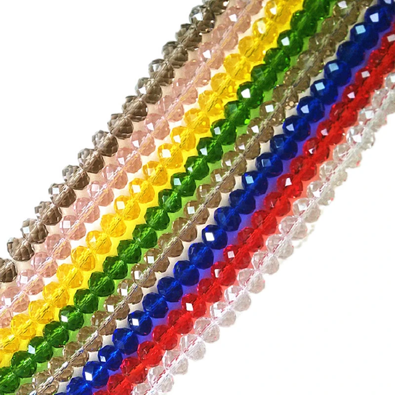 Wholesale/Supplier 4-14mm Crystal Flat Beads Glass Beads for Bracelet Jewelry Making