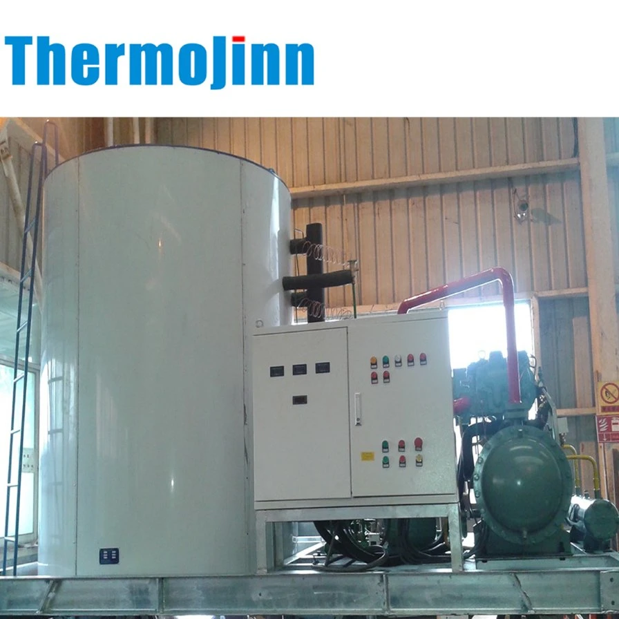 Thermojinn Máquina de Gelo em Flocos de Alta Eficiência, Alta Qualidade, Comercial e Industrial, Economizadora de Energia, à Venda de 3 toneladas a 25 toneladas/24 horas.