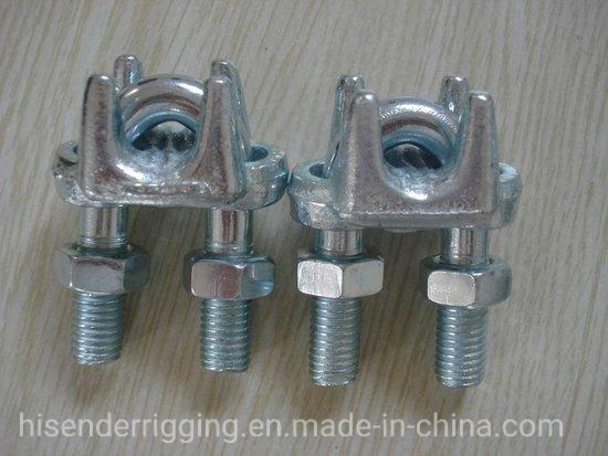 Us Type Malleable Wire Rope Clips, Zinc Plated