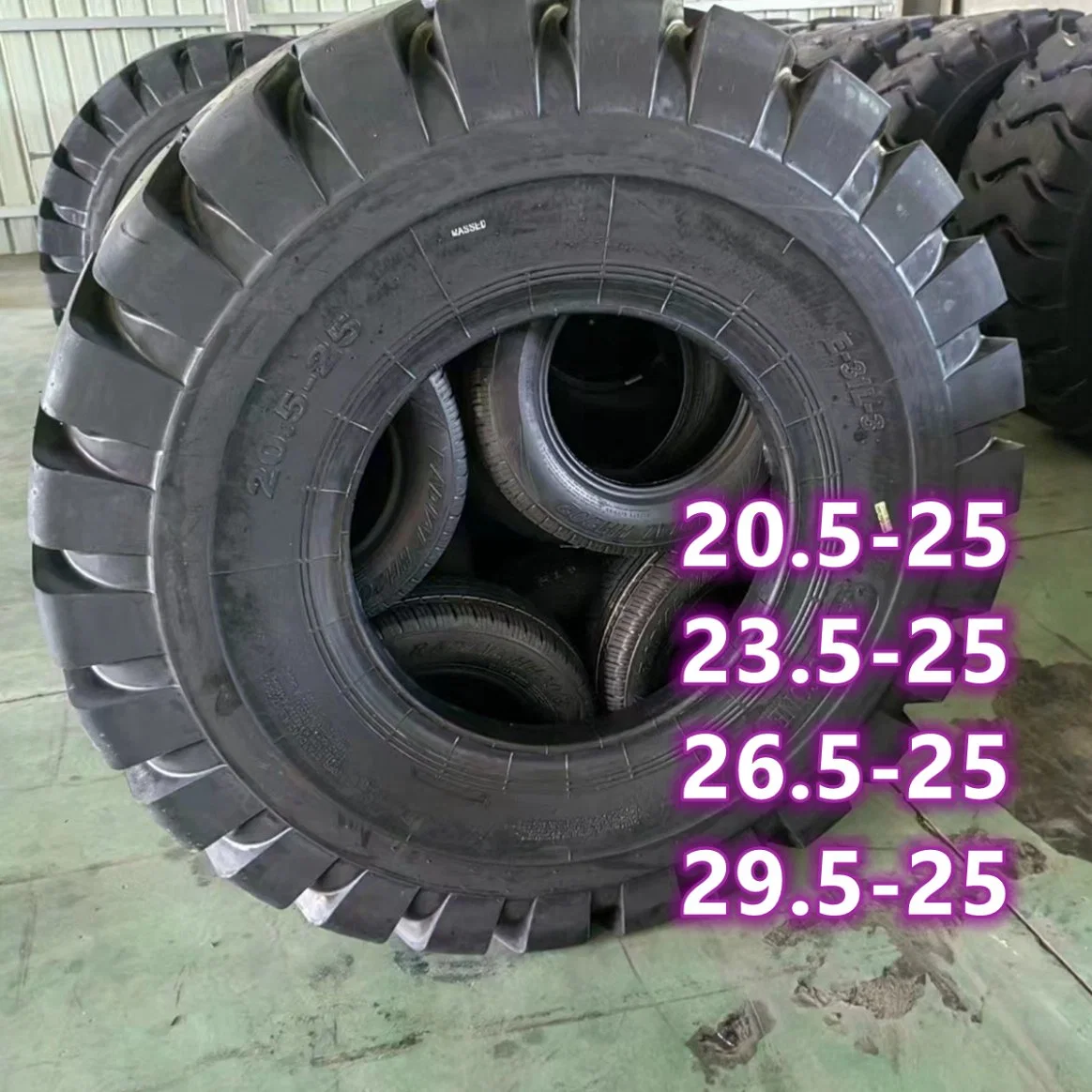 20.5-25 Top Quality Bias Nylon off-The-Road OTR Tyre E3/L3 Construction Tires Wheel Earthmover Grader Loader Dozer Dump Truck Tyre OTR